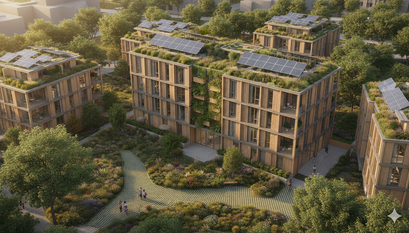 L'Émeraude — aerial render