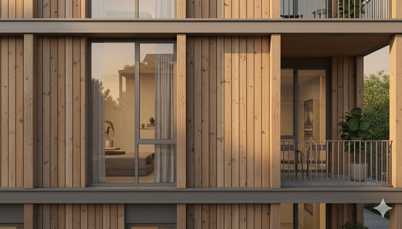 L'Émeraude — architectural detail render